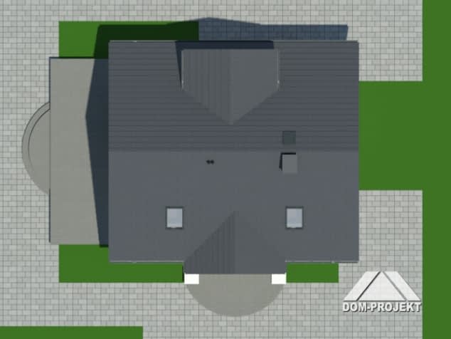 Rzut projektu cisna x - Sytuacja