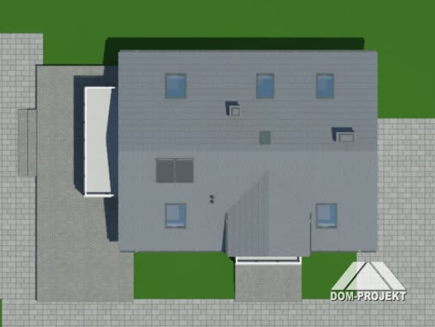 Rzut projektu działoszyce 3 - Sytuacja