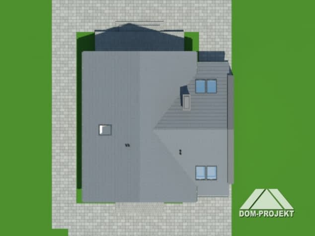 Rzut projektu gronowo x - Sytuacja