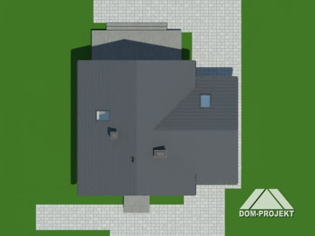 Rzut projektu gładyszów mały m - Sytuacja