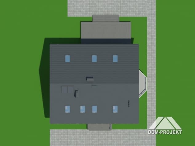 Rzut projektu sadowo - Sytuacja