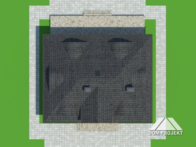 Rzut projektu chmielniki małe dw 19 - Sytuacja