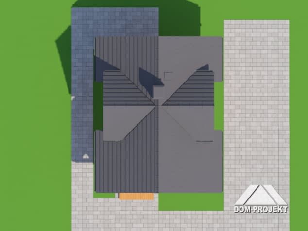 Rzut projektu gajowo 68 dws - Sytuacja