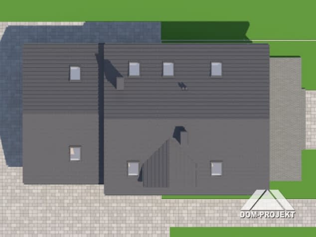 Rzut projektu osiek 15n - Sytuacja