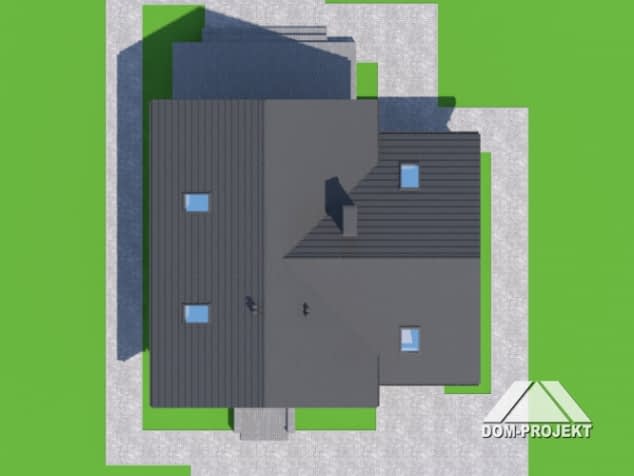 Rzut projektu gładyszów 15m - Sytuacja