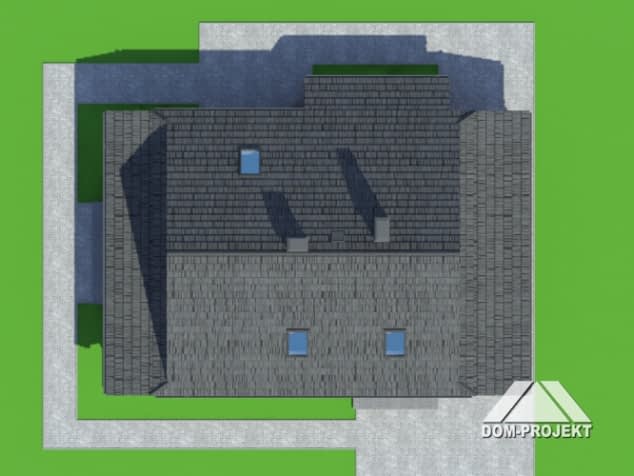 Rzut projektu świdnica dw 46 - Sytuacja