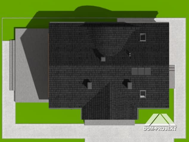 Rzut projektu podsarnie 1dw - Sytuacja