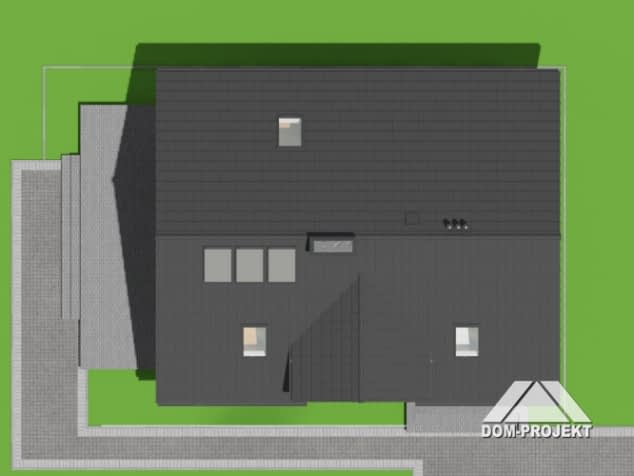 Rzut projektu ścinawka 9m - Sytuacja