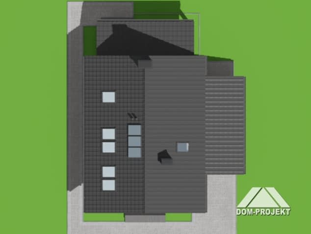 Rzut projektu głogoczów 3m - Sytuacja