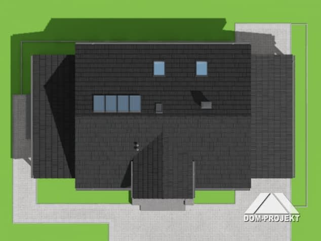 Rzut projektu paczkowice 1dw - Sytuacja