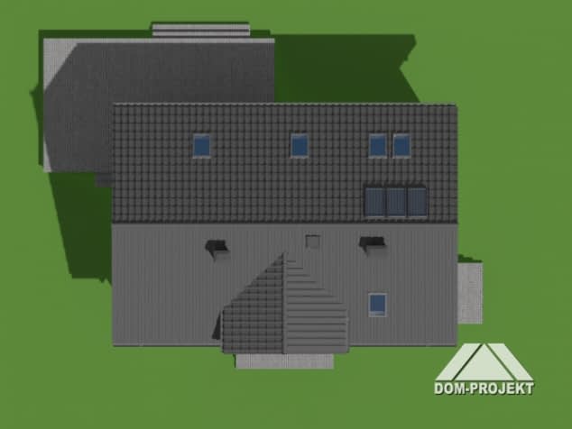 Rzut projektu piekarów 1m - Sytuacja