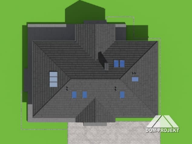 Rzut projektu dąbie dw - Sytuacja