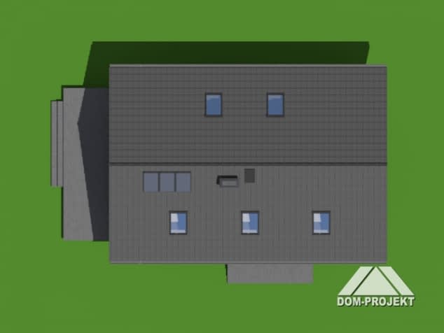 Rzut projektu bronowice 1m - Sytuacja