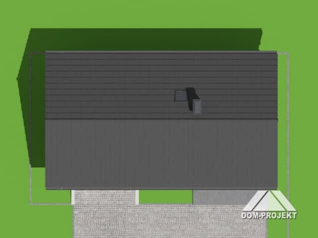 Rzut projektu budynek gospodarczy bg-53 - Sytuacja