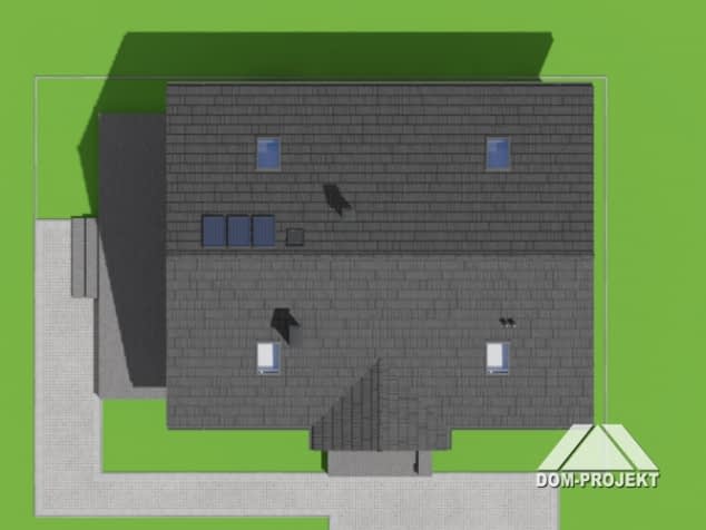 Rzut projektu alamowo 3dwk - Sytuacja