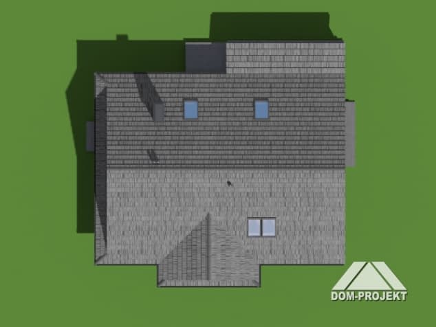 Rzut projektu modrzewo dw 3 - Sytuacja