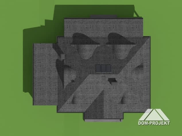 Rzut projektu chmielniki małe dw 67 - Sytuacja