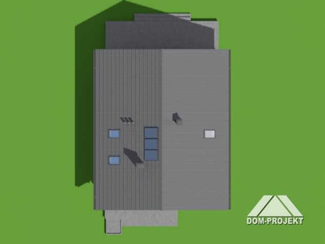 Rzut projektu grochowice 55m - Sytuacja