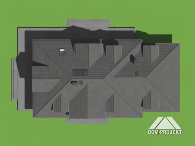 Rzut projektu chmielniki średnie 28 - Sytuacja