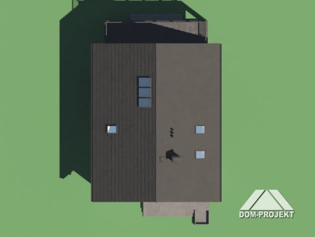 Rzut projektu grochów 1m - Sytuacja