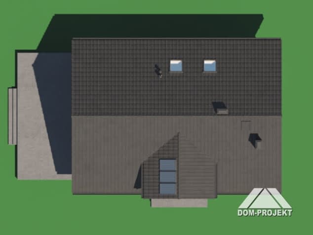 Rzut projektu henryków b1m - Sytuacja