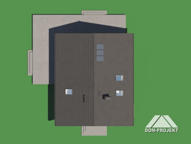 Rzut projektu gryfinowo a1m - Sytuacja