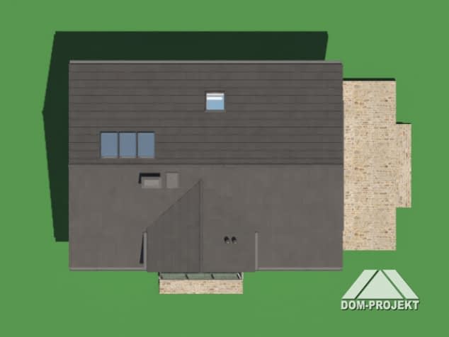 Rzut projektu hebdów aa 70 - Sytuacja