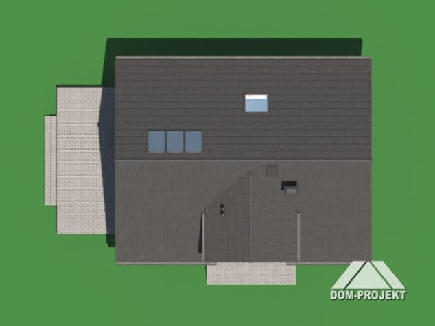 Rzut projektu żarki aa 70 dw - Sytuacja