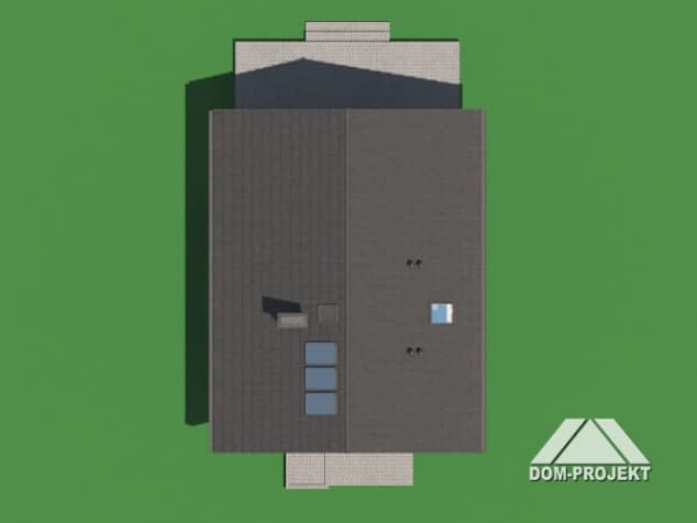 Rzut projektu trzebowice aa 70 dws - Sytuacja