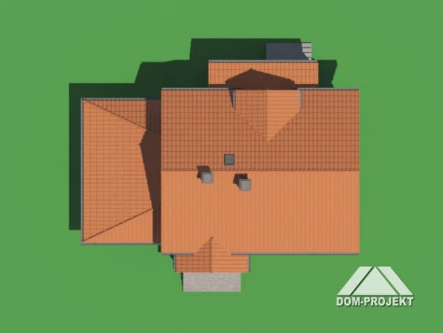 Rzut projektu ostrowo - Sytuacja