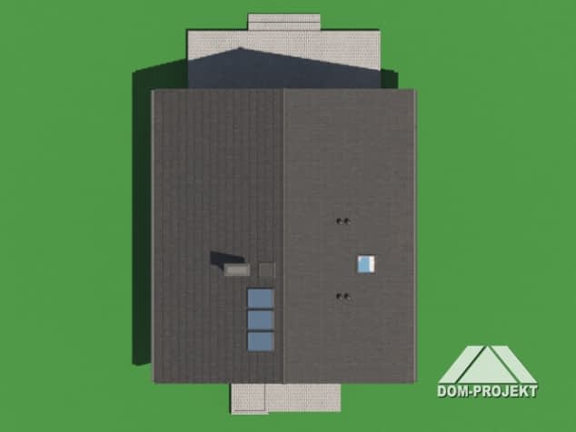 Rzut projektu trzebowice aa 70 dw - Sytuacja