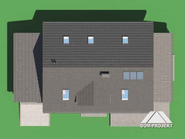 Rzut projektu osiek 306 dw - Sytuacja