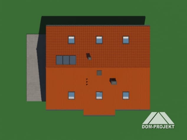 Rzut projektu żarowo 6m - Sytuacja