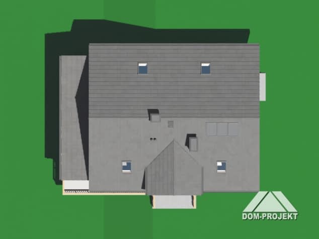 Rzut projektu chroślice 13 - Sytuacja