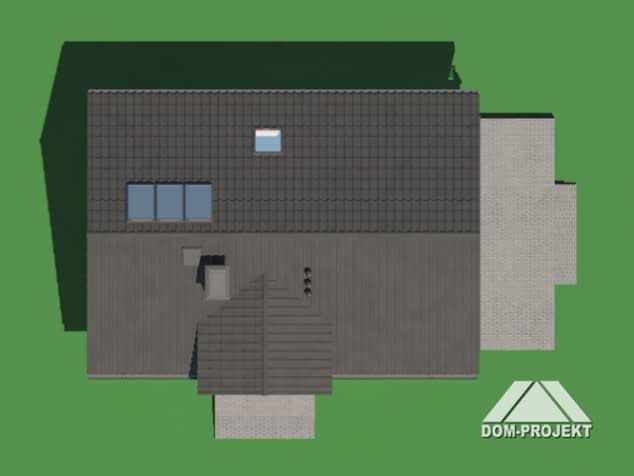 Rzut projektu modrowo aa 70 - Sytuacja