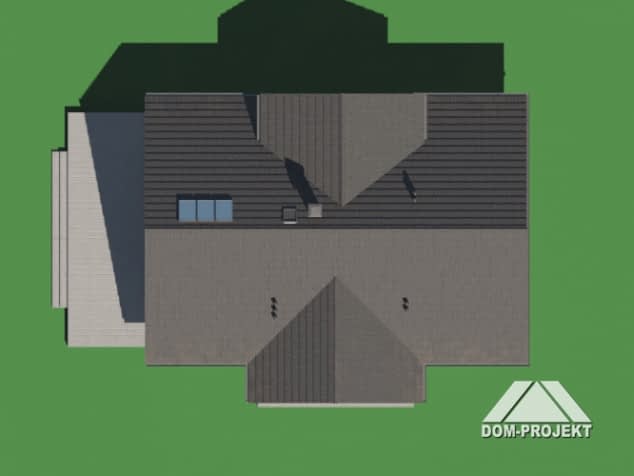 Rzut projektu podsarnie z antresolą m - Sytuacja