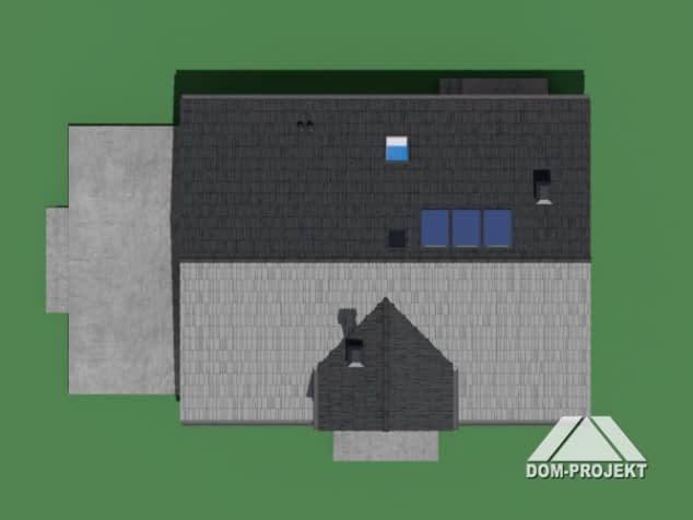 Rzut projektu cedry a3 dws - Sytuacja