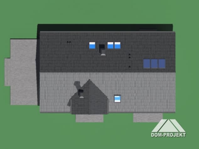 Rzut projektu cedry ag m - Sytuacja