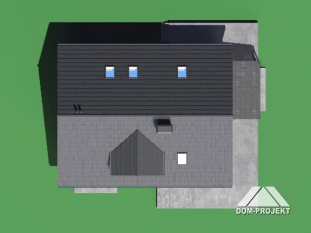 Rzut projektu osiek 313 dw - Sytuacja