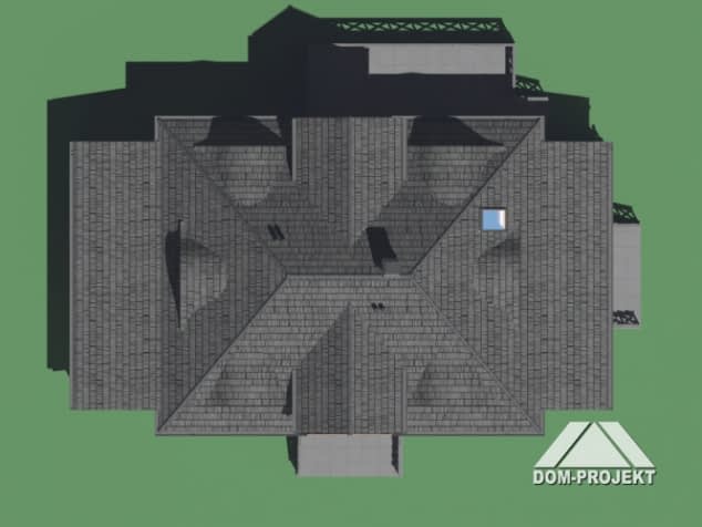 Rzut projektu chmielniki dw 43 - Sytuacja