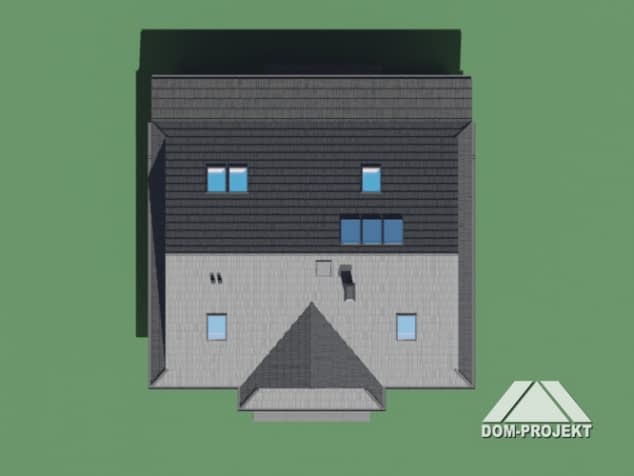 Rzut projektu chmielniki małe dw 72 - Sytuacja