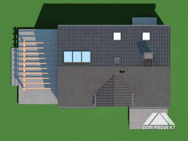 Rzut projektu orłowo bb 70 - Sytuacja