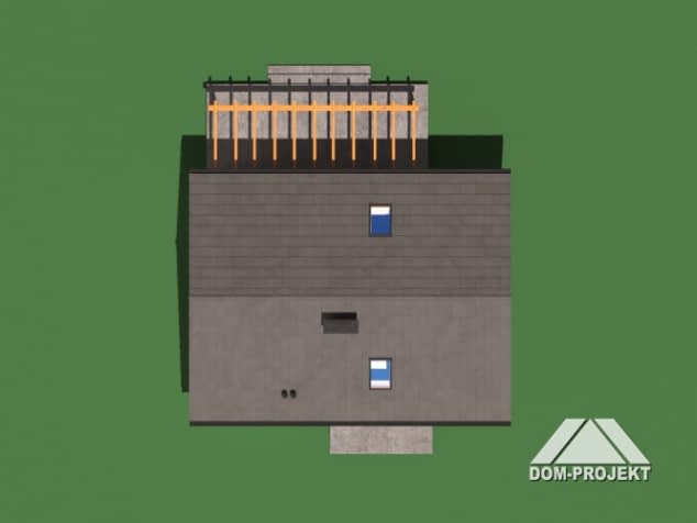 Rzut projektu bobrów aa 70 - Sytuacja