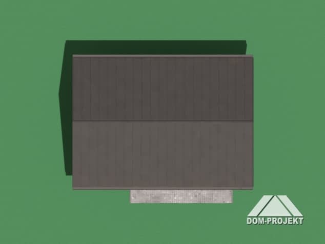 Rzut projektu g2-11 garaż - Sytuacja