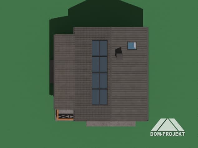 Rzut projektu gajówko 15m pcr - Sytuacja