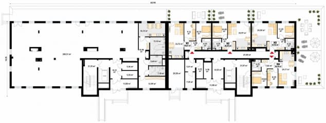 Rzut projektu Kapitalny (SI) - parter