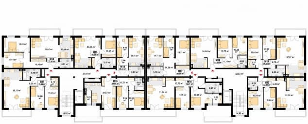 Rzut projektu Spokojny (SI) - pietro1