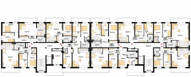 Rzut projektu Spokojny (SI) - pietro3