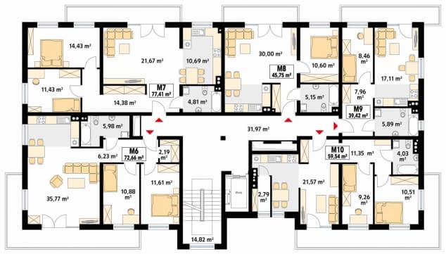 Rzut projektu Saturn (CE) - pietro1