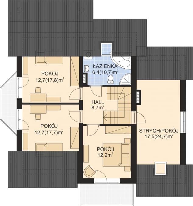 Rzut projektu APS 161 NEW -